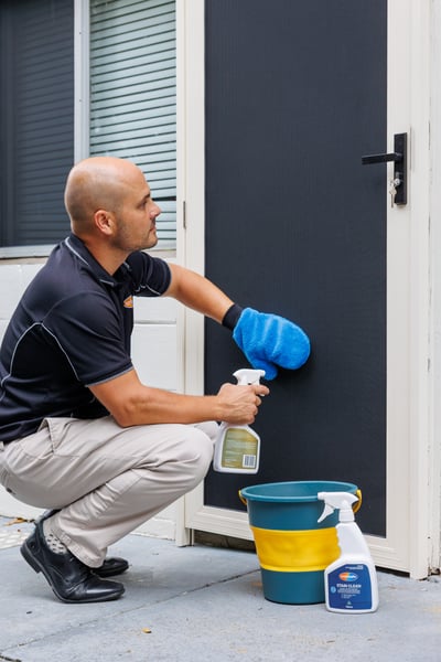 Crimsafe Screen Cleaning Person Portrait 2